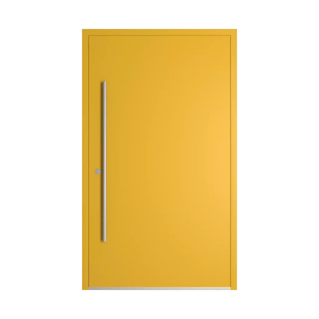 RAL 1012 Lemon yellow entry-doors models-of-door-fillings dindecor 6004-pvc  