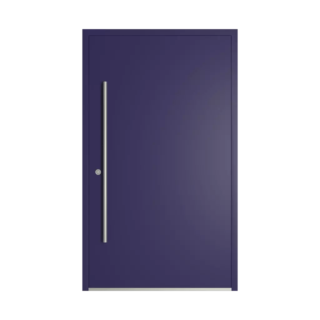 RAL 5022 Night blue entry-doors models-of-door-fillings dindecor ll01  