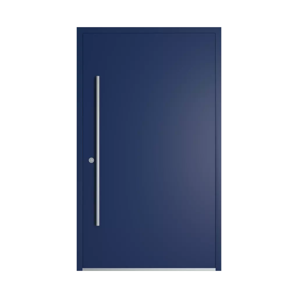 RAL 5026 Pearl night blue entry-doors models-of-door-fillings dindecor 6008-pvc  