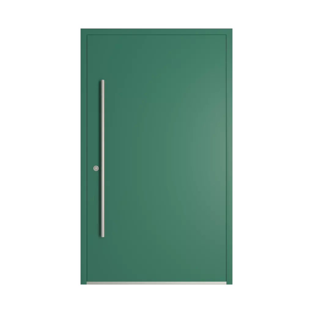 RAL 6000 Patina green entry-doors models-of-door-fillings cdm model-34  