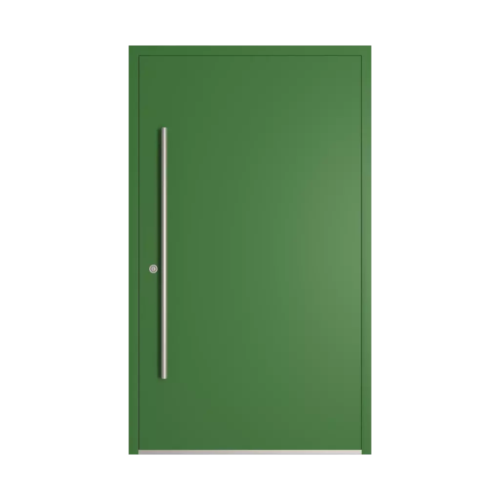 RAL 6010 Grass green entry-doors models-of-door-fillings adezo wilno  
