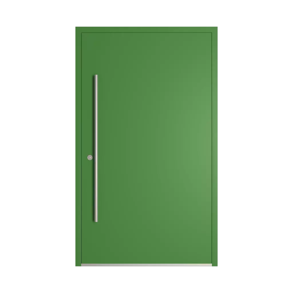 RAL 6017 May green entry-doors models-of-door-fillings dindecor ll01  