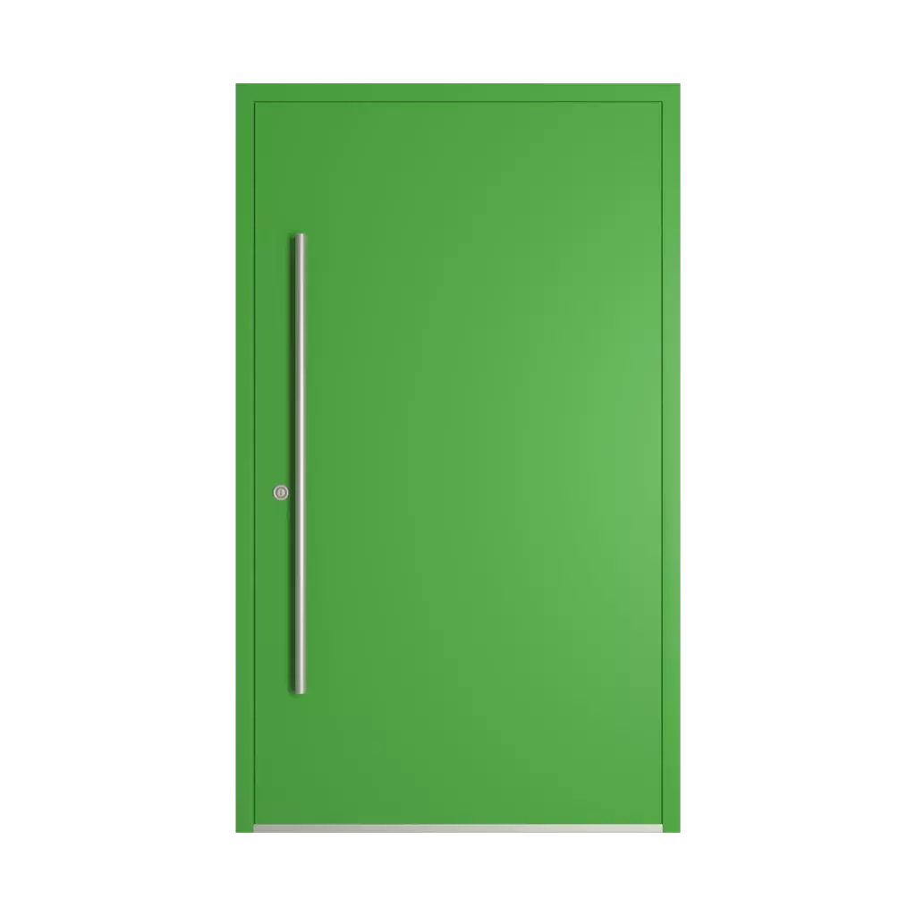 RAL 6018 Yellow green entry-doors models-of-door-fillings dindecor ll01  