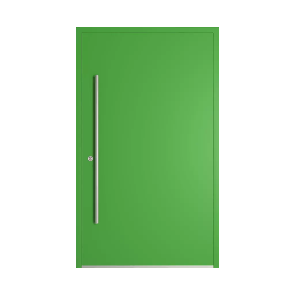 RAL 6018 Yellow green entry-doors models-of-door-fillings dindecor 2802-pvc  