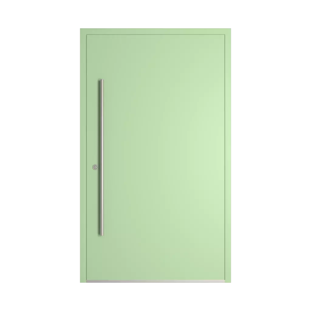 RAL 6019 Pastel green entry-doors models-of-door-fillings adezo wilno  