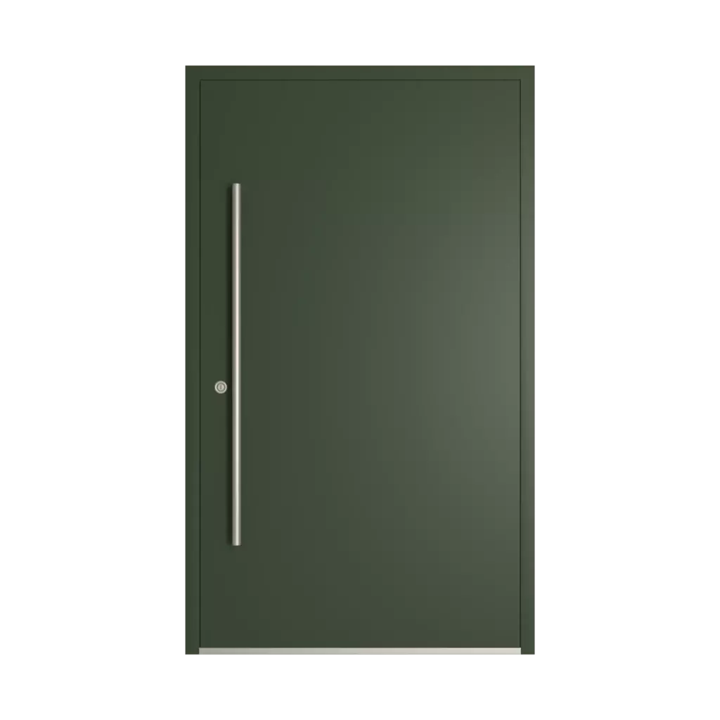 RAL 6020 Chrome green entry-doors models-of-door-fillings dindecor 6120-pwz  