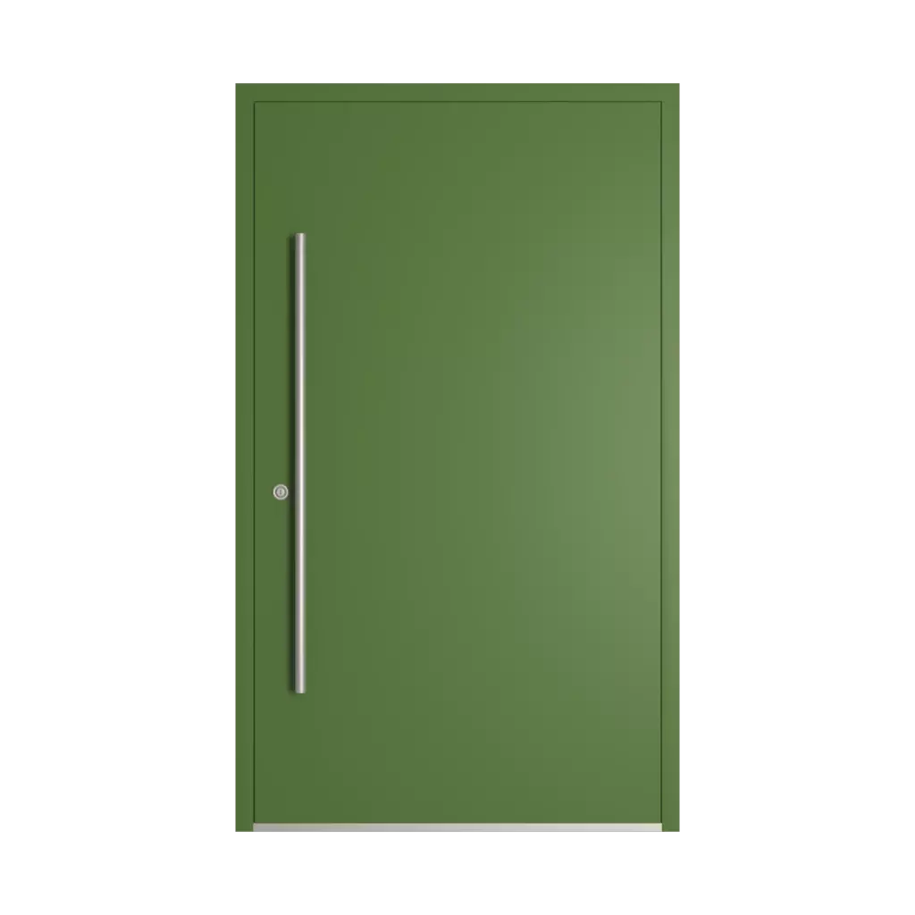 RAL 6025 Fern green entry-doors models-of-door-fillings adezo wilno  