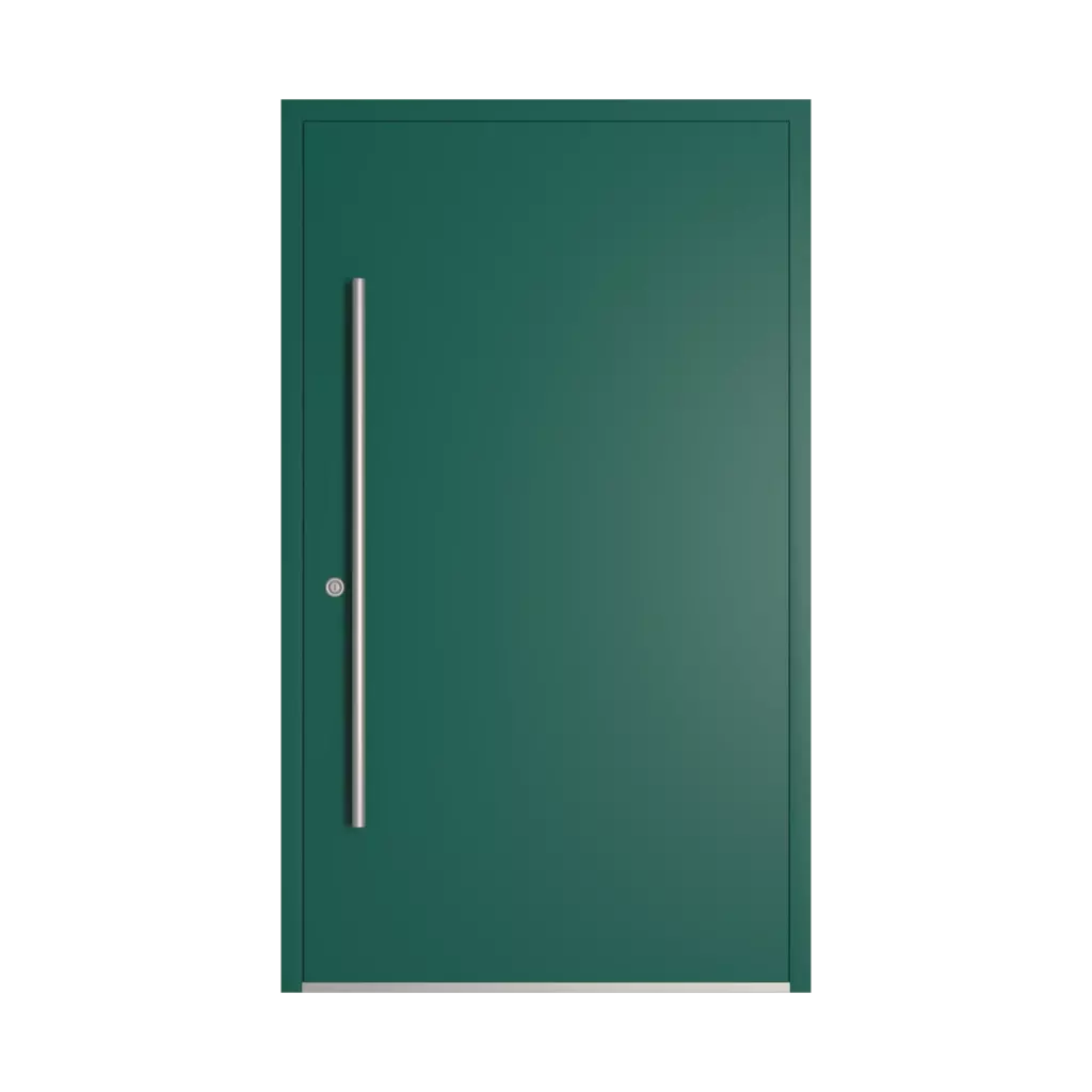 RAL 6026 opal green entry-doors models-of-door-fillings adezo wilno  