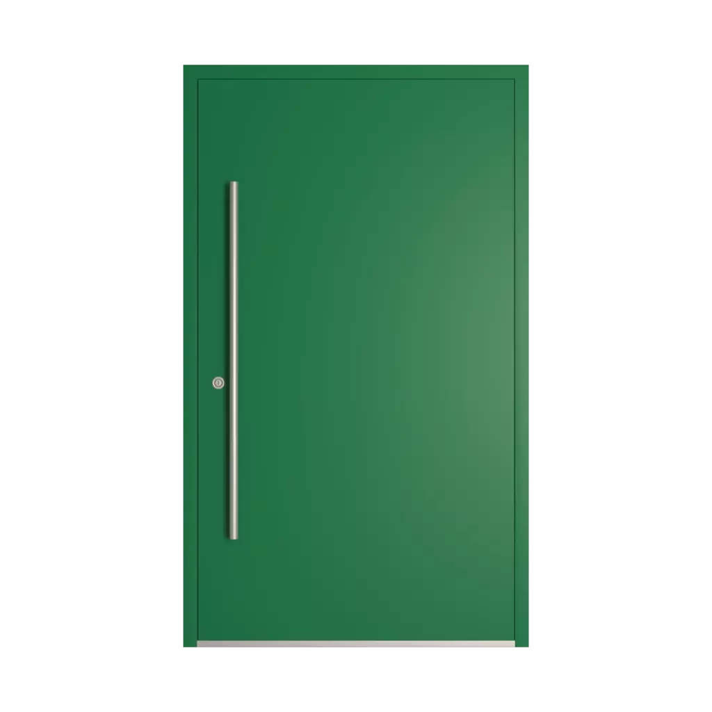 RAL 6029 Mint green entry-doors models-of-door-fillings dindecor 1701-pvc  