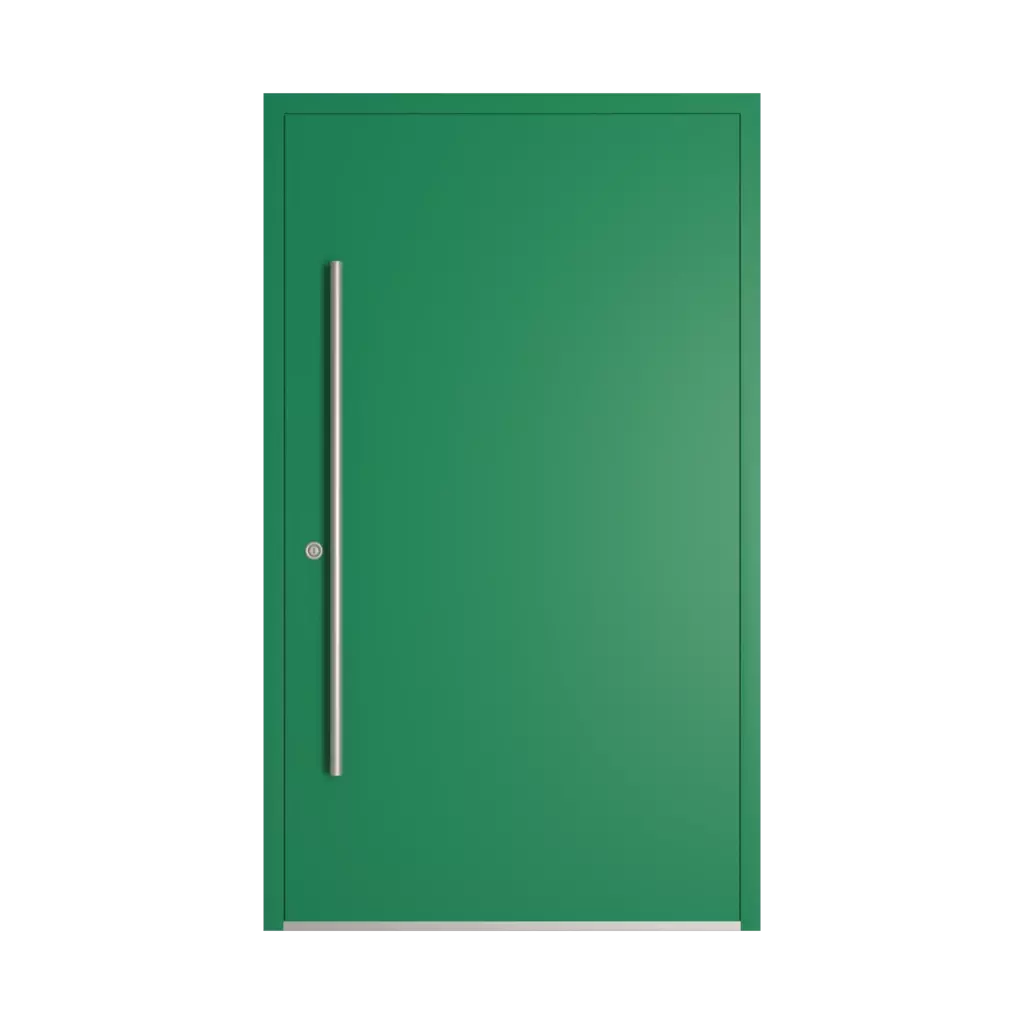 RAL 6032 Signal green entry-doors models-of-door-fillings dindecor model-6129  