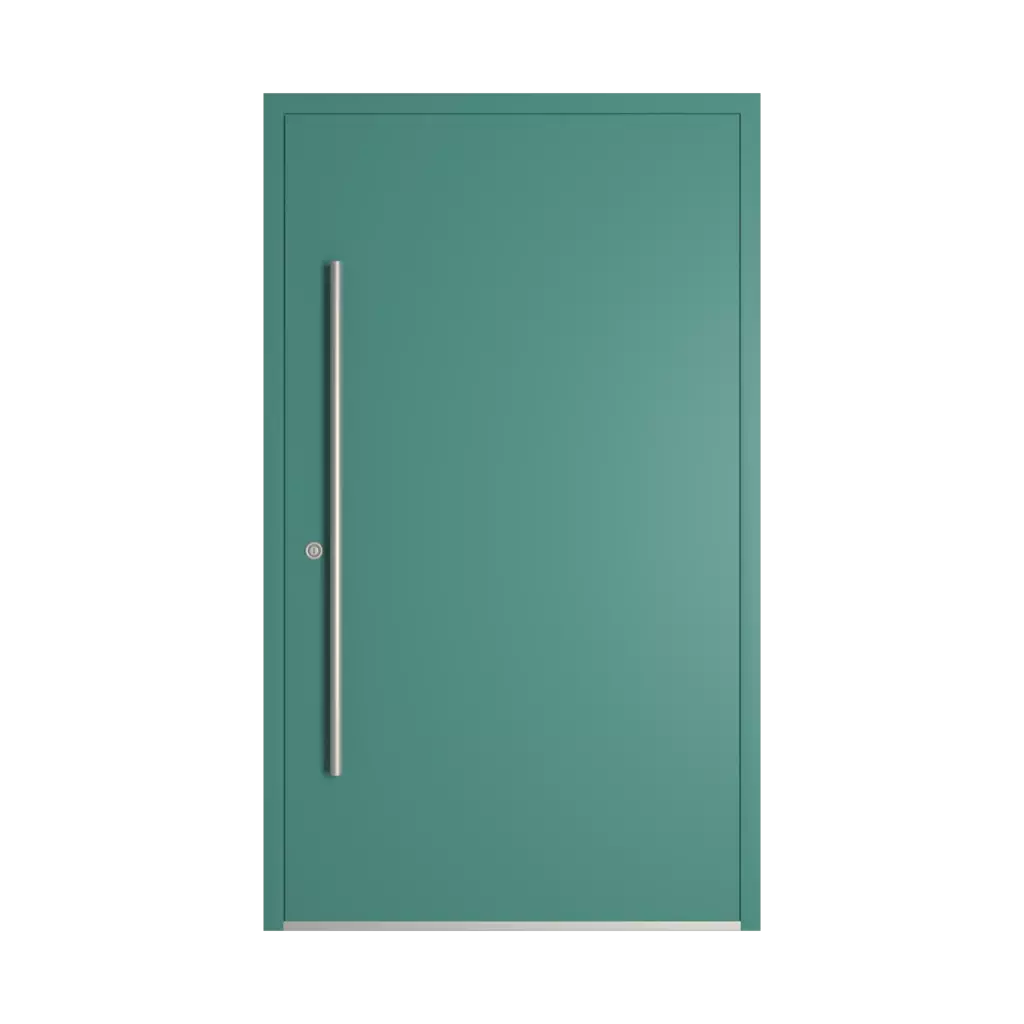 RAL 6033 Mint turquoise entry-doors models-of-door-fillings dindecor cl13  