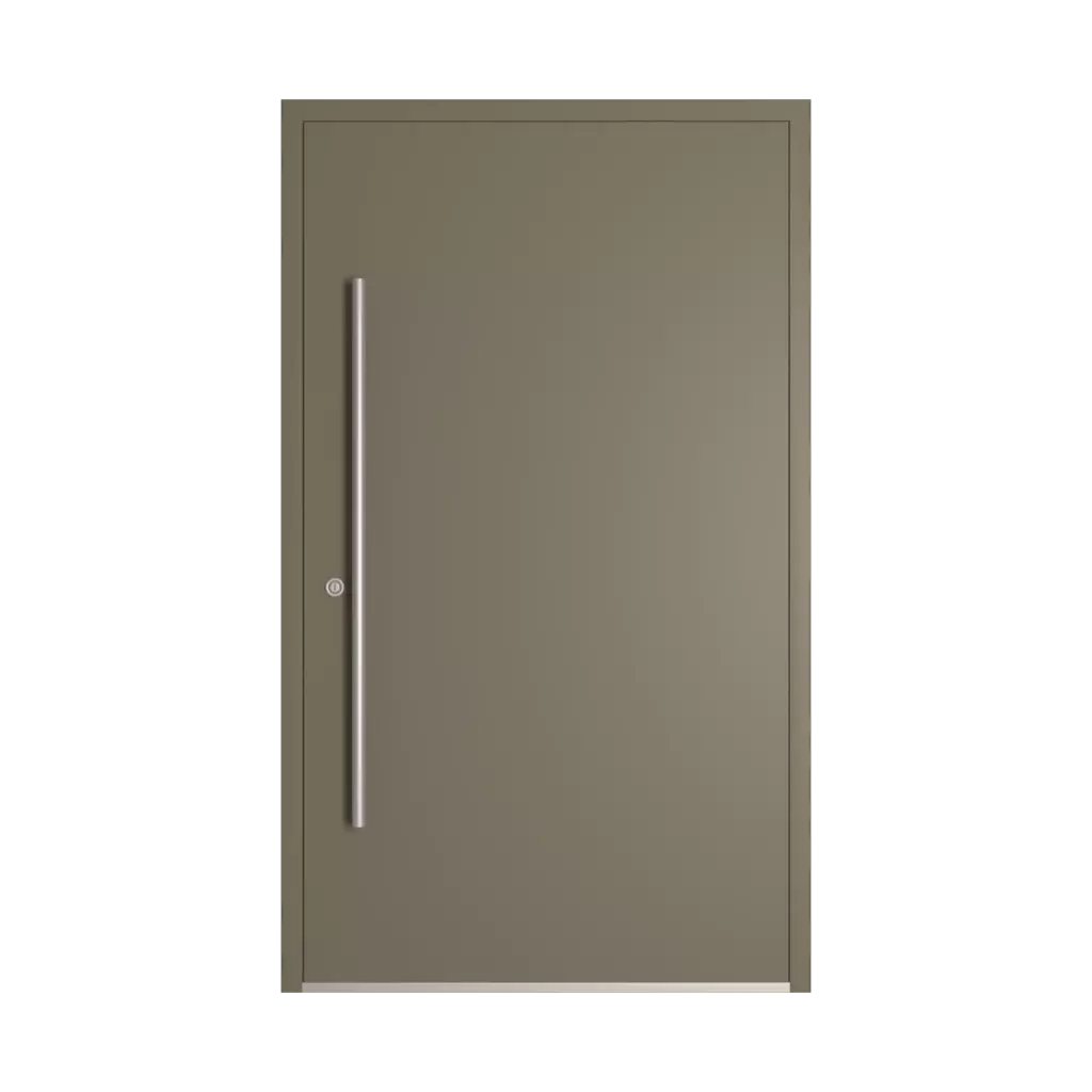 RAL 7006 Beige grey entry-doors models-of-door-fillings dindecor model-6129  