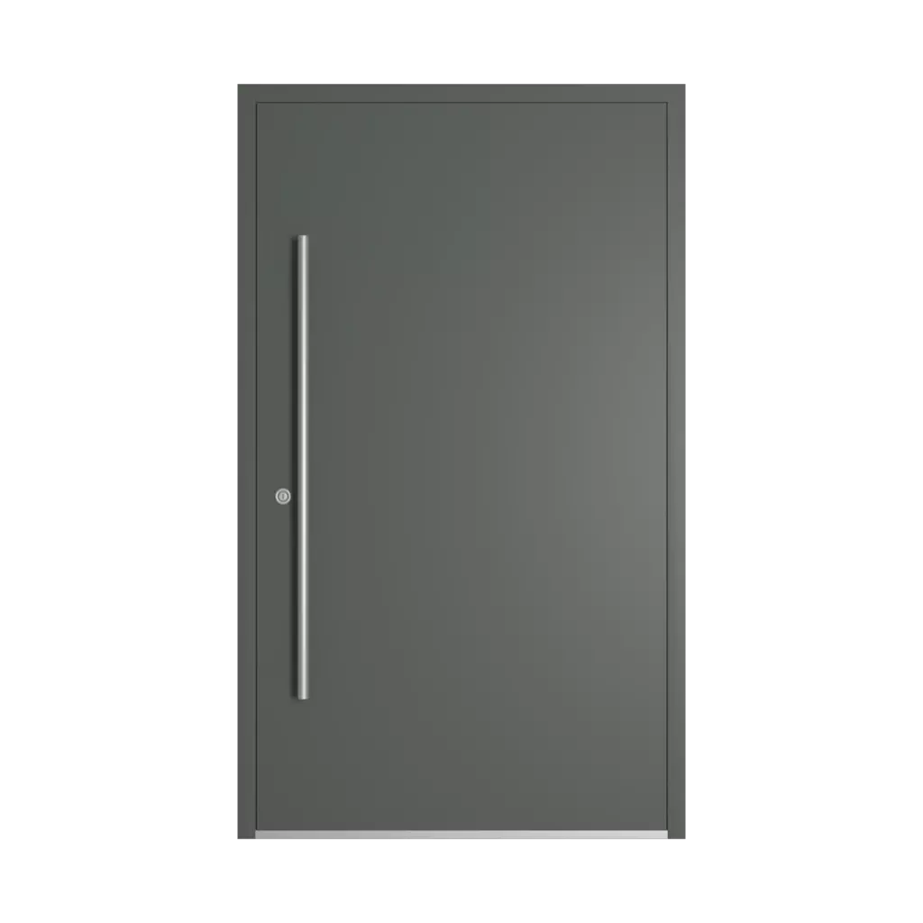 RAL 7010 Tarpaulin grey entry-doors models-of-door-fillings dindecor ll01  