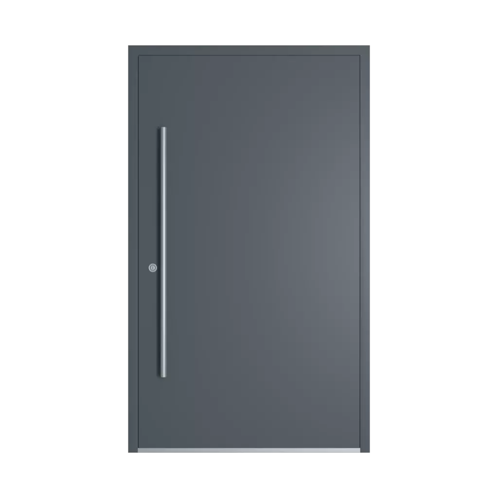 RAL 7011 Iron grey entry-doors models-of-door-fillings adezo haga  