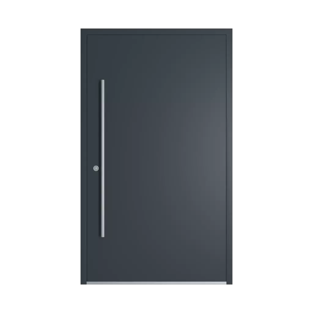 RAL 7016 Anthracite grey entry-doors models-of-door-fillings adezo wilno  