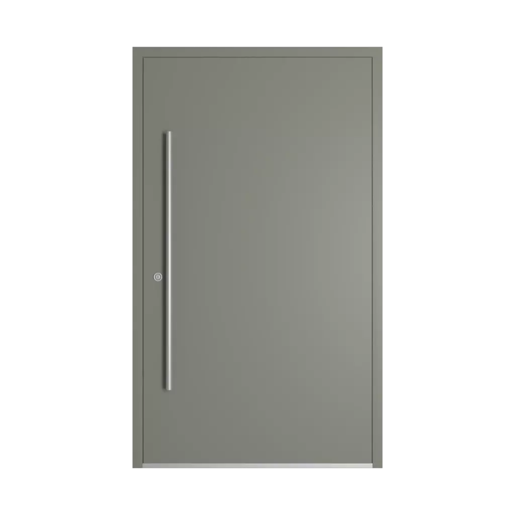 RAL 7023 Concrete grey entry-doors models-of-door-fillings dindecor cl24  