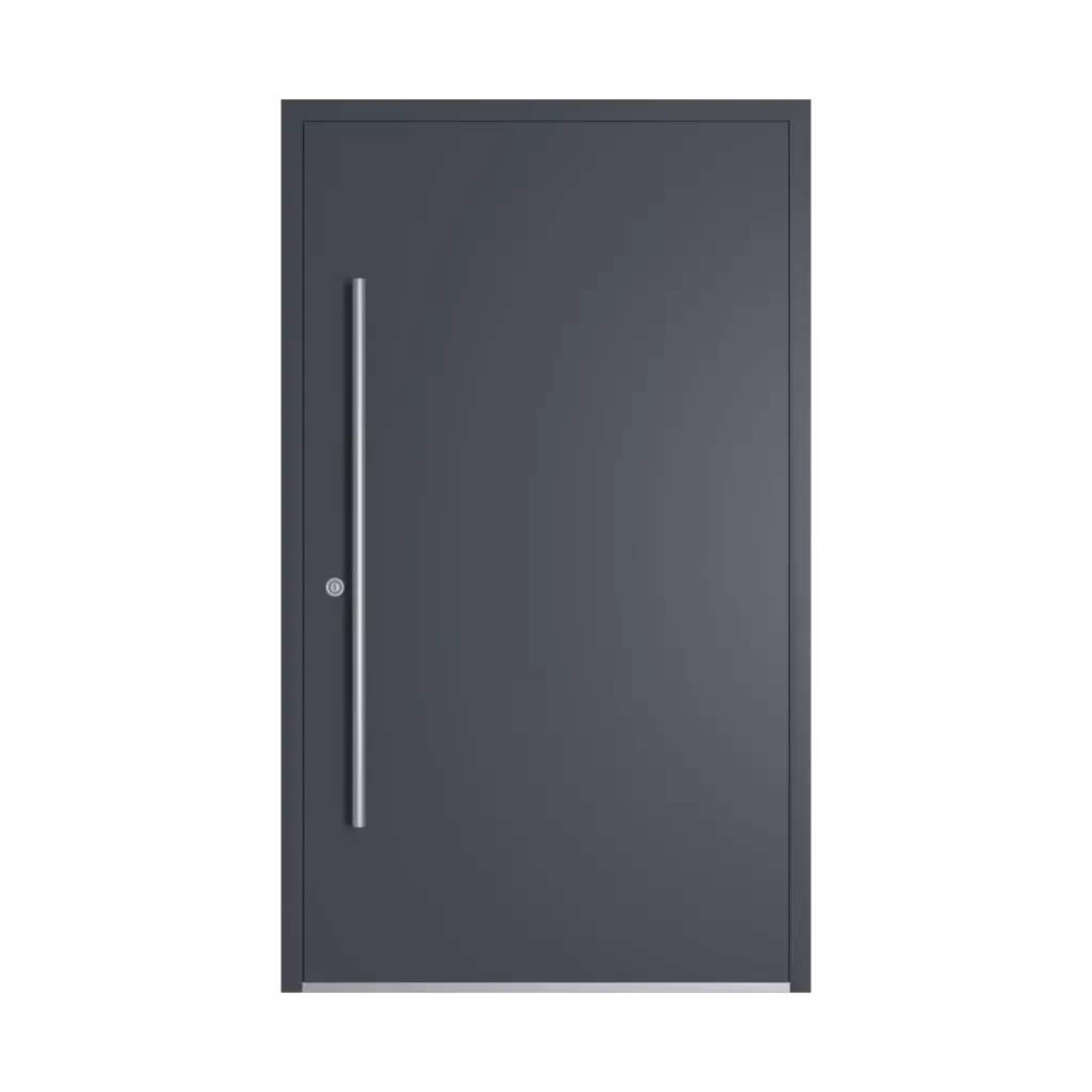 RAL 7024 Graphite grey entry-doors models-of-door-fillings adezo kopenhaga  