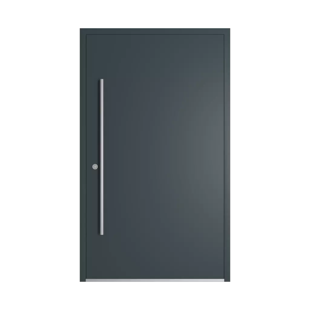 RAL 7026 Granite grey entry-doors models-of-door-fillings adezo wilno  