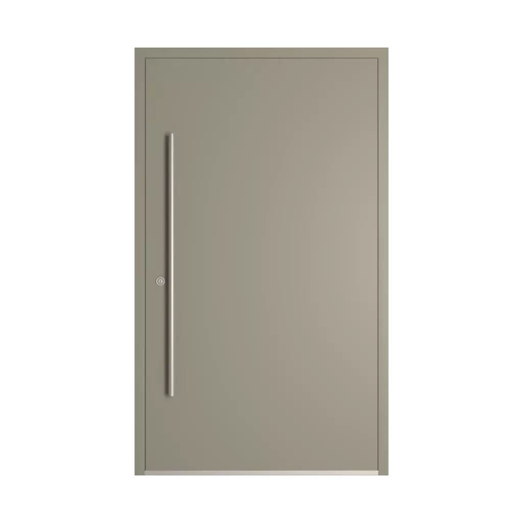 RAL 7030 Stone grey entry-doors models-of-door-fillings dindecor 6120-pwz  