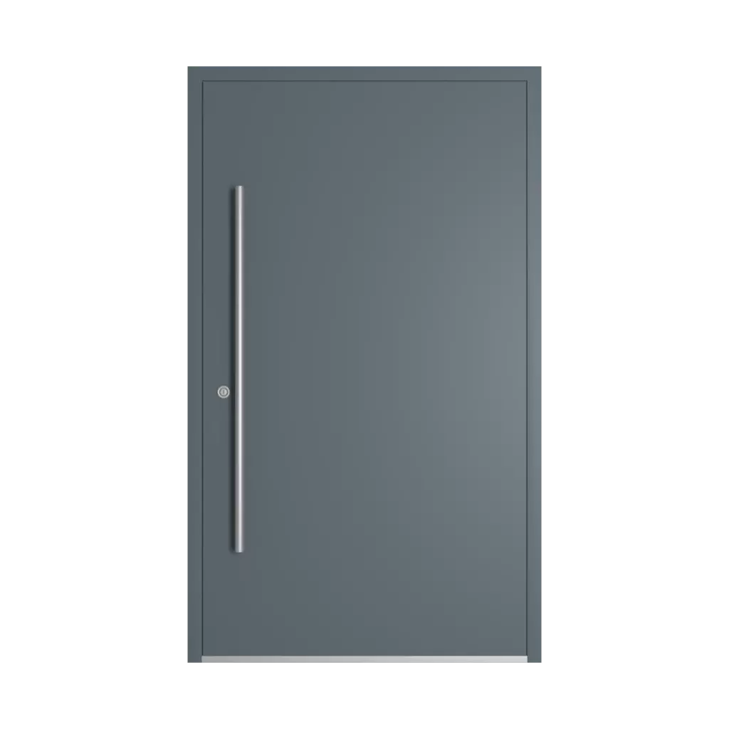 RAL 7031 Blue grey entry-doors models-of-door-fillings dindecor cl11  