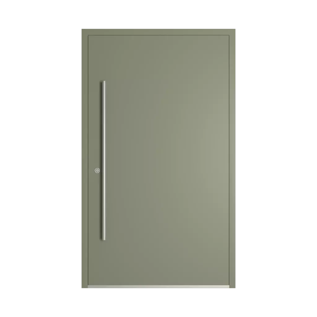 RAL 7033 Cement grey entry-doors models-of-door-fillings dindecor cl20  