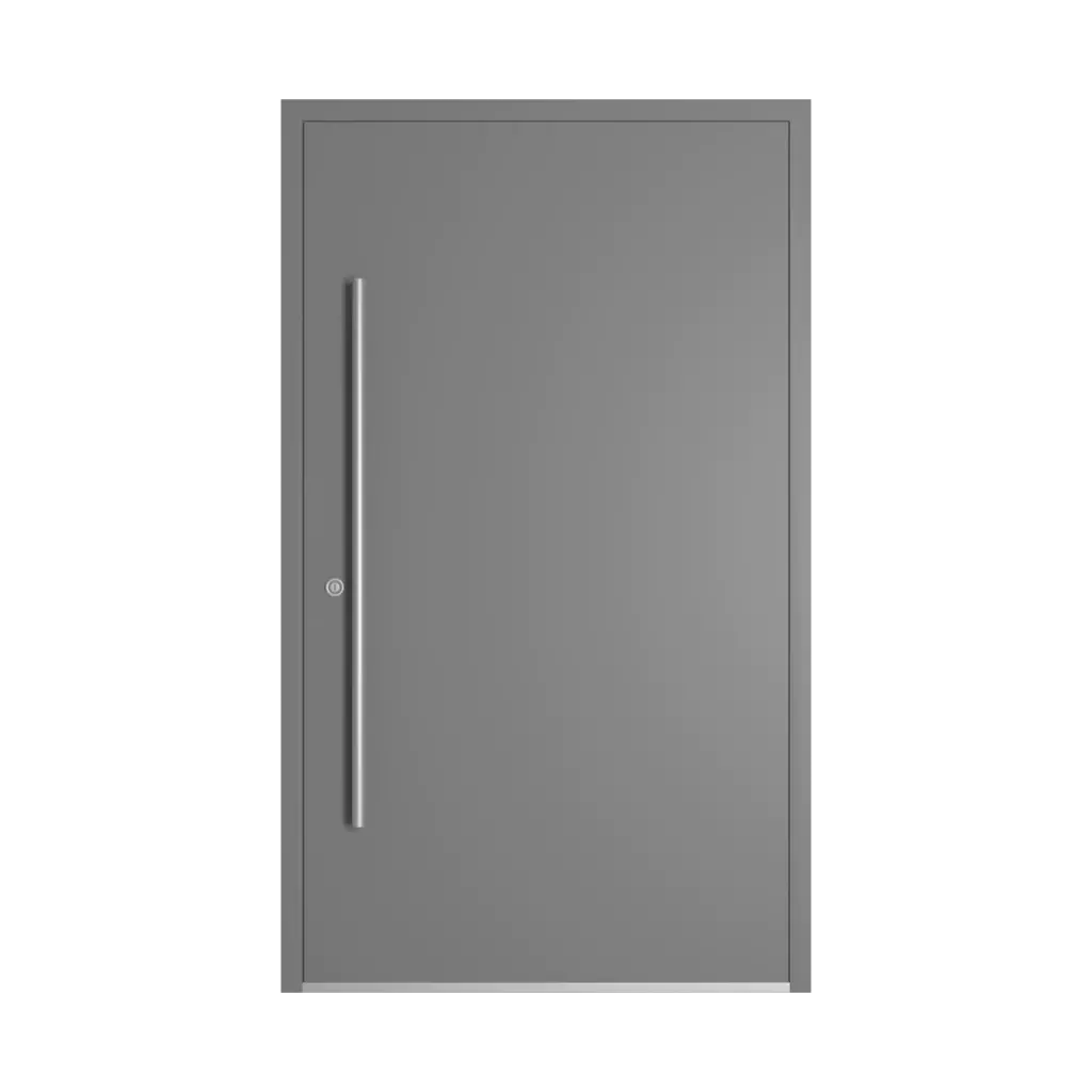 RAL 7037 Dusty grey entry-doors models-of-door-fillings dindecor sl01  