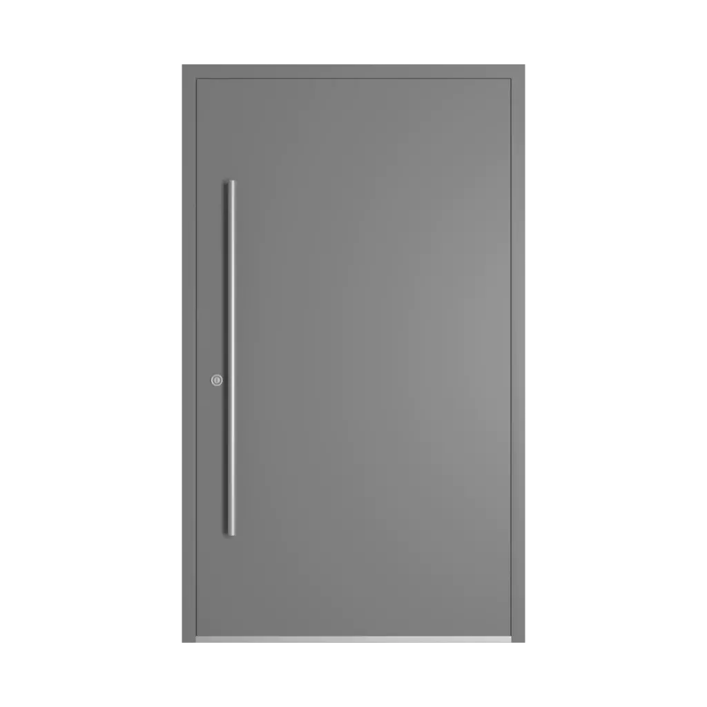 RAL 7037 Dusty grey entry-doors models-of-door-fillings dindecor ll01  