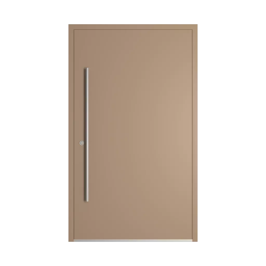 RAL 1019 Grey beige entry-doors models-of-door-fillings dindecor sl01  