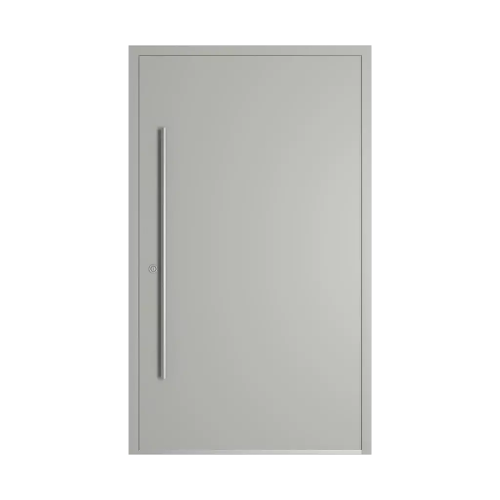 RAL 7038 Agate grey entry-doors models-of-door-fillings dindecor 1701-pvc  