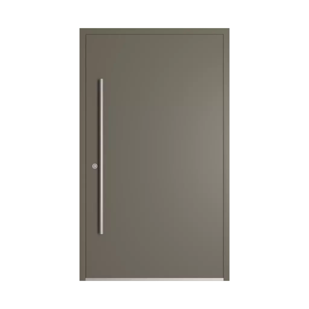 RAL 7039 Quartz grey entry-doors models-of-door-fillings dindecor 6002-black-pvc  