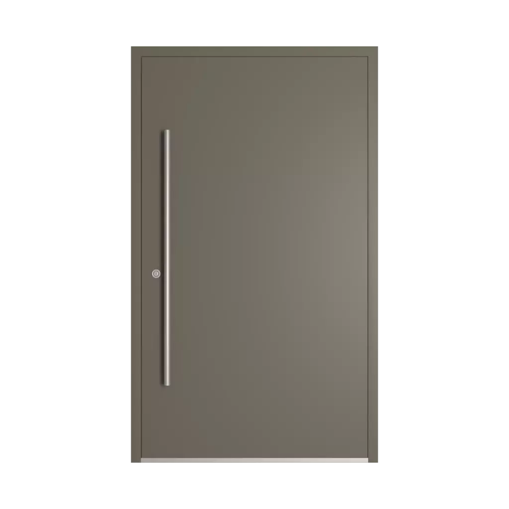 RAL 7039 Quartz grey entry-doors models-of-door-fillings dindecor 6124-pwz  