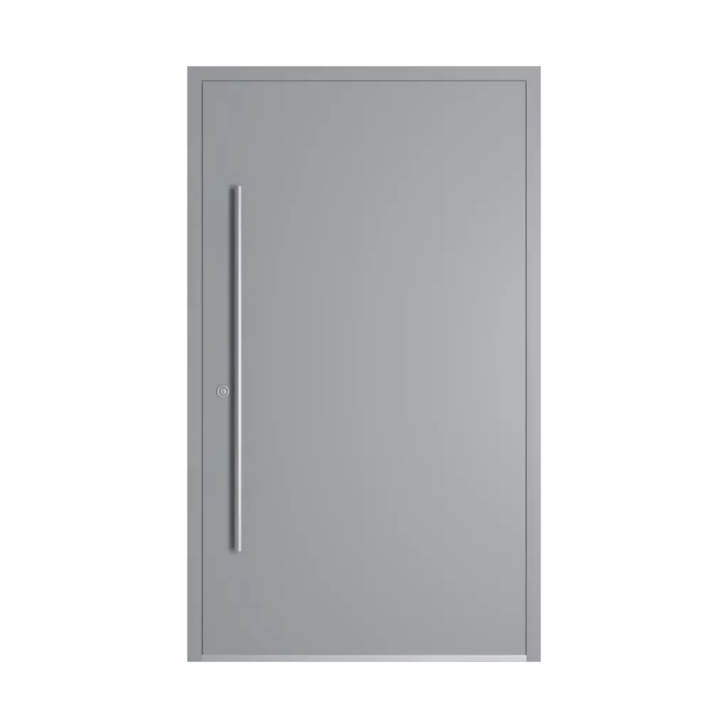 RAL 7040 Window grey entry-doors models-of-door-fillings dindecor ll01  