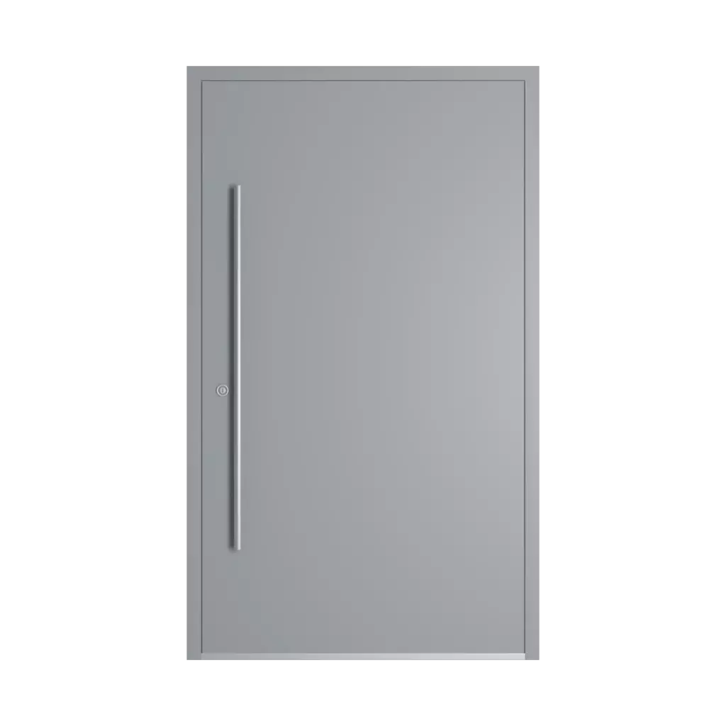 RAL 7040 Window grey entry-doors models-of-door-fillings dindecor 5026-pvc  