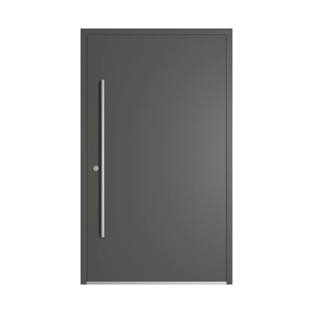 RAL 7043 Traffic grey B entry-doors models-of-door-fillings dindecor model-6129  