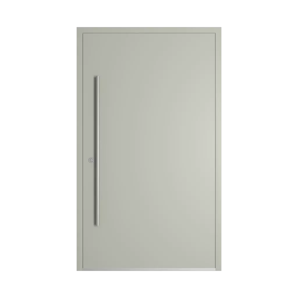 RAL 7044 Silk grey entry-doors models-of-door-fillings dindecor model-6129  