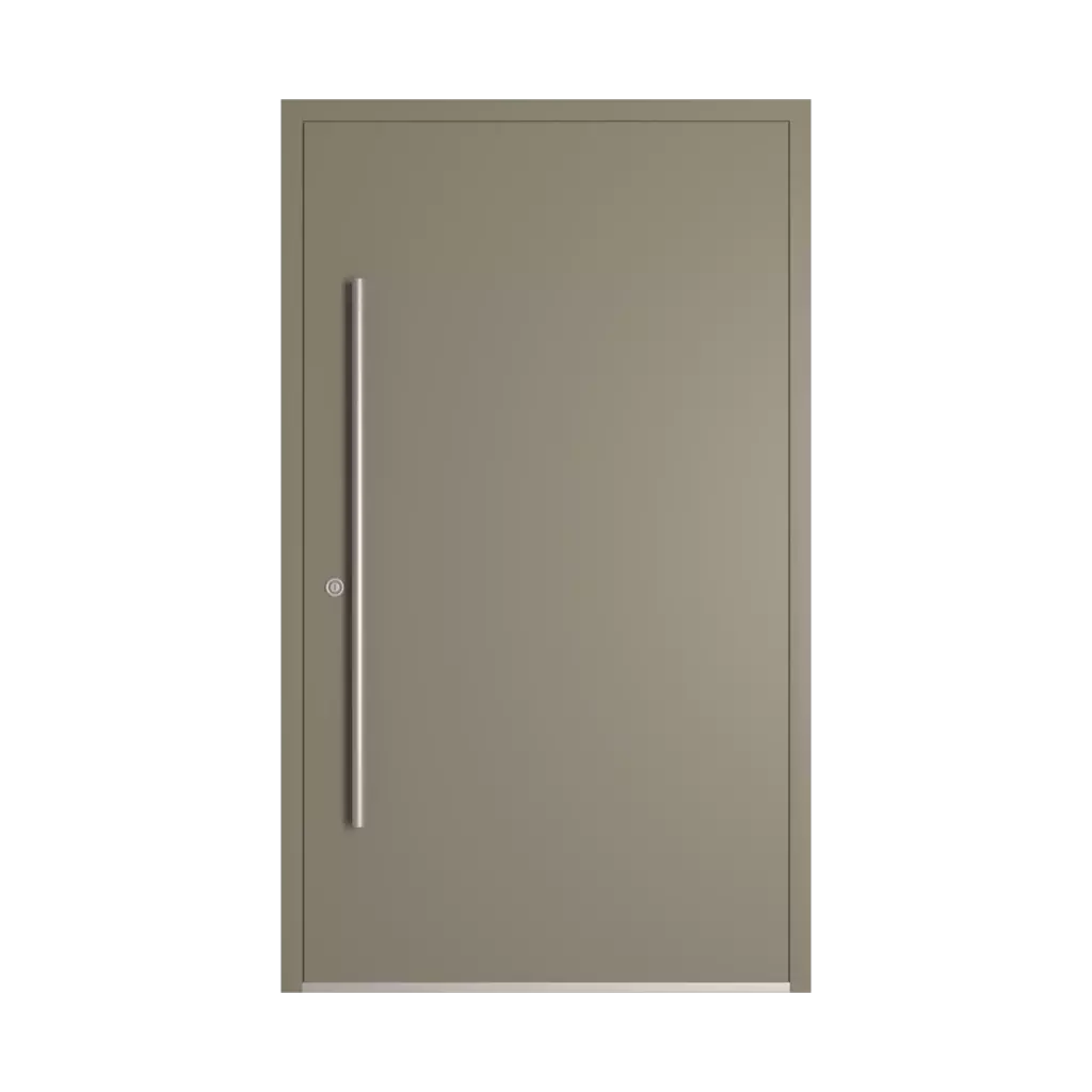 RAL 7048 Pearl mouse grey entry-doors models-of-door-fillings dindecor model-6129  