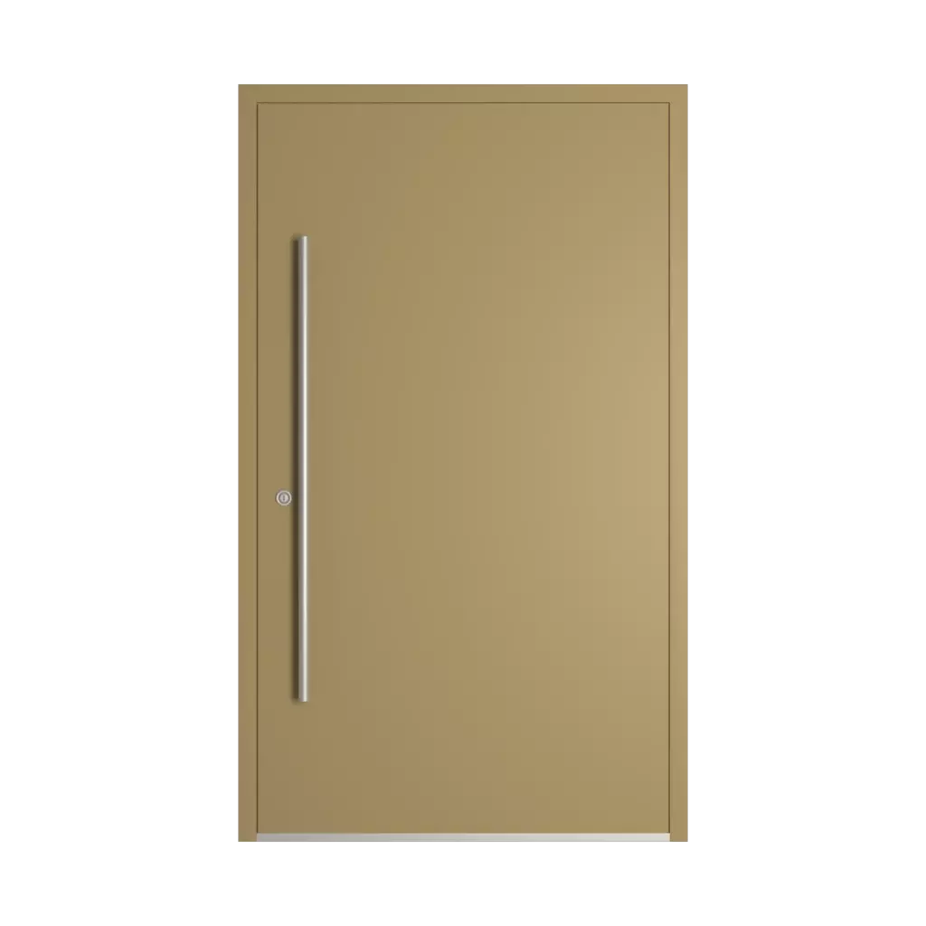 RAL 1020 Olive yellow entry-doors models-of-door-fillings adezo wilno  