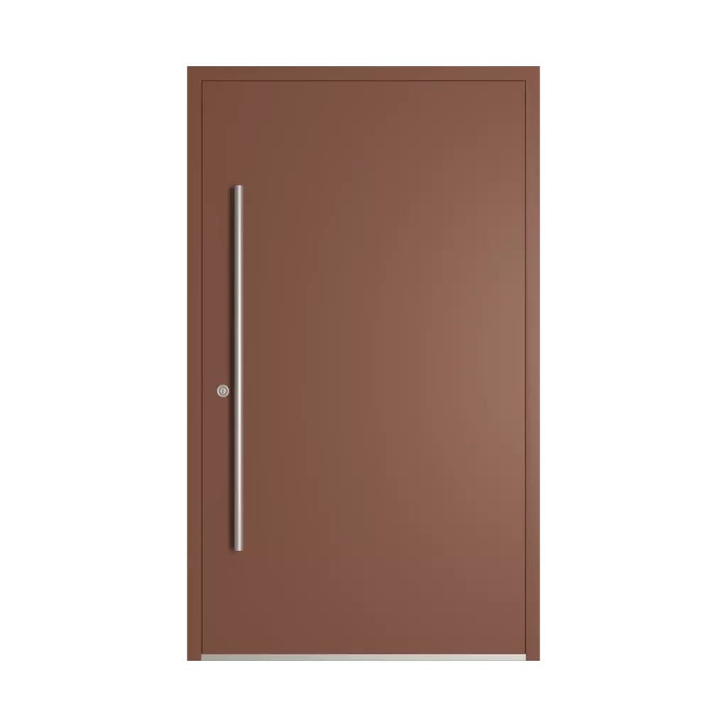 RAL 8002 Signal brown entry-doors models-of-door-fillings dindecor 6032-pvc  