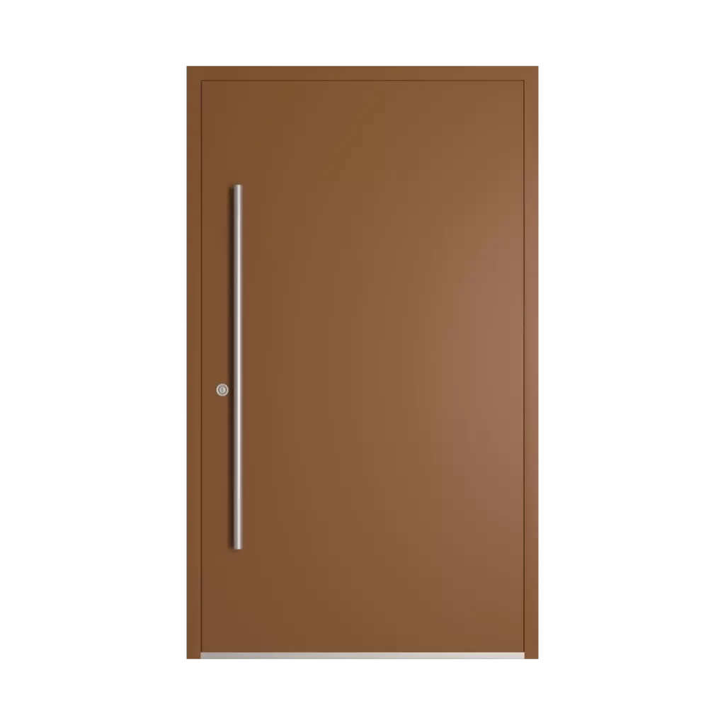 RAL 8003 Clay brown entry-doors models-of-door-fillings dindecor 6023-pvc  