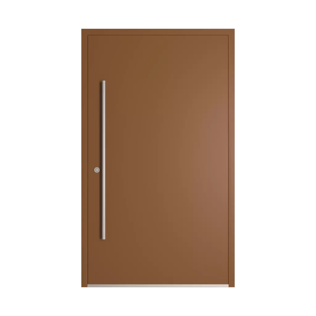 RAL 8003 Clay brown entry-doors models-of-door-fillings dindecor 6120-pwz  