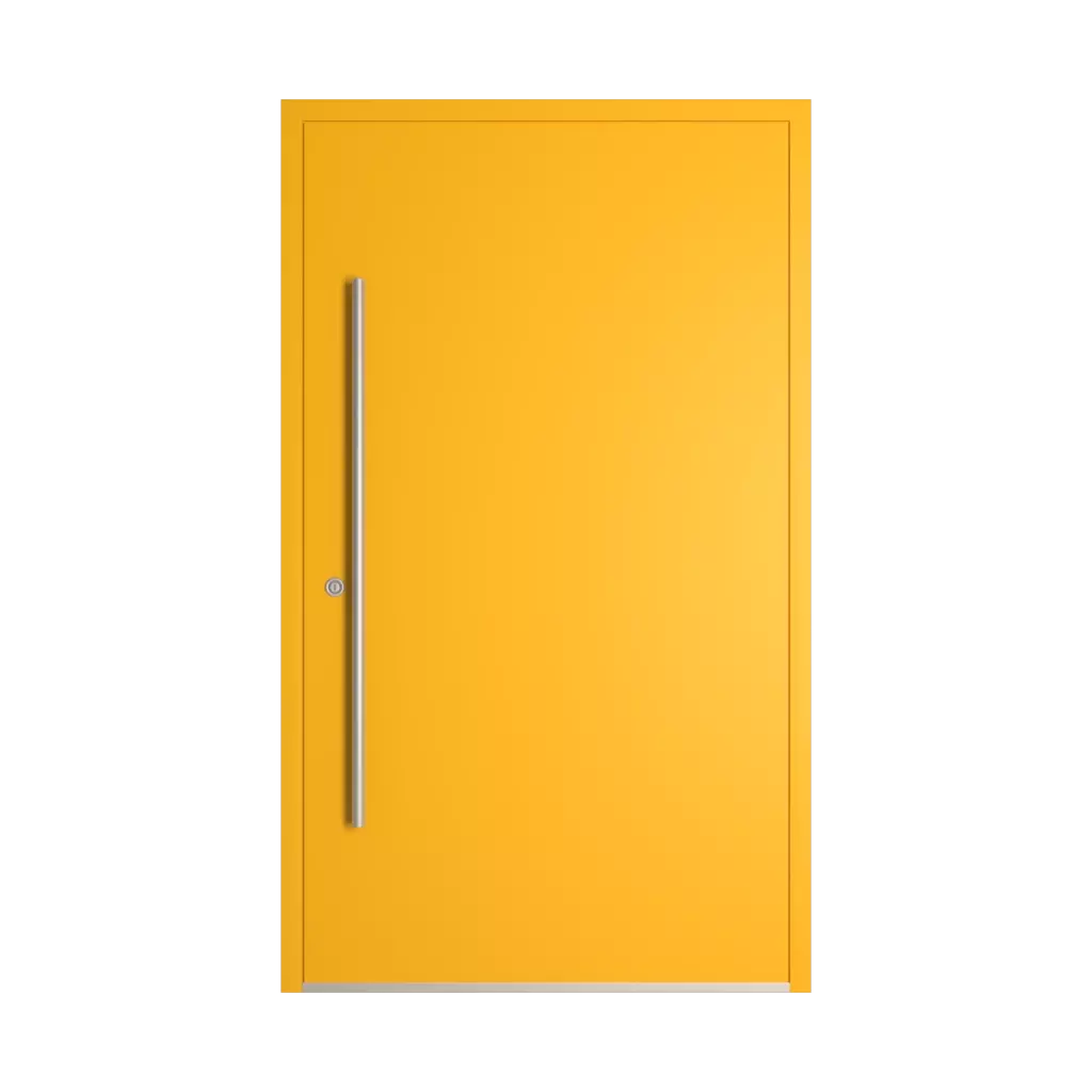 RAL 1021 Rape yellow entry-doors models-of-door-fillings dindecor sk01-corten  