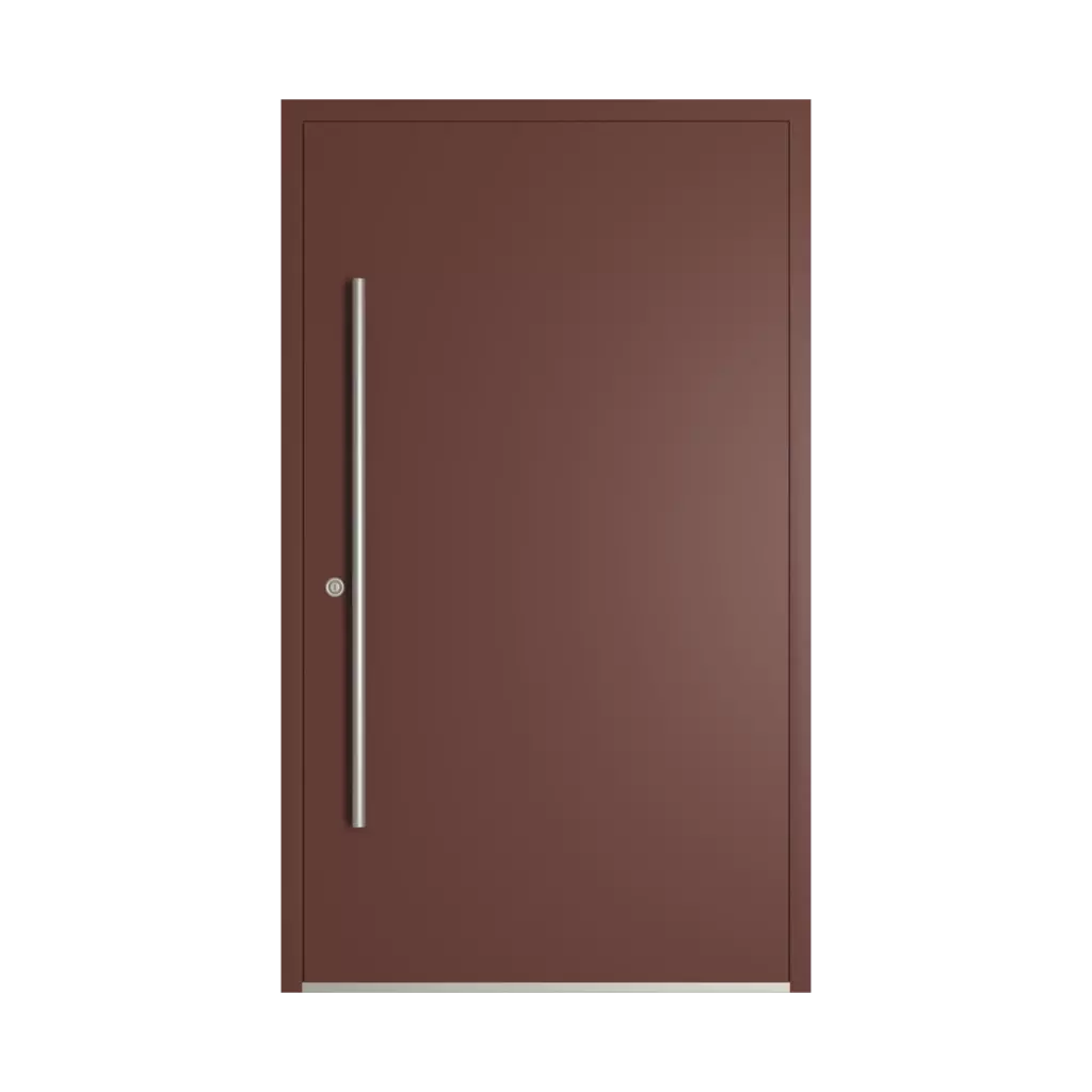RAL 8015 Chestnut brown entry-doors models-of-door-fillings dindecor ll01  