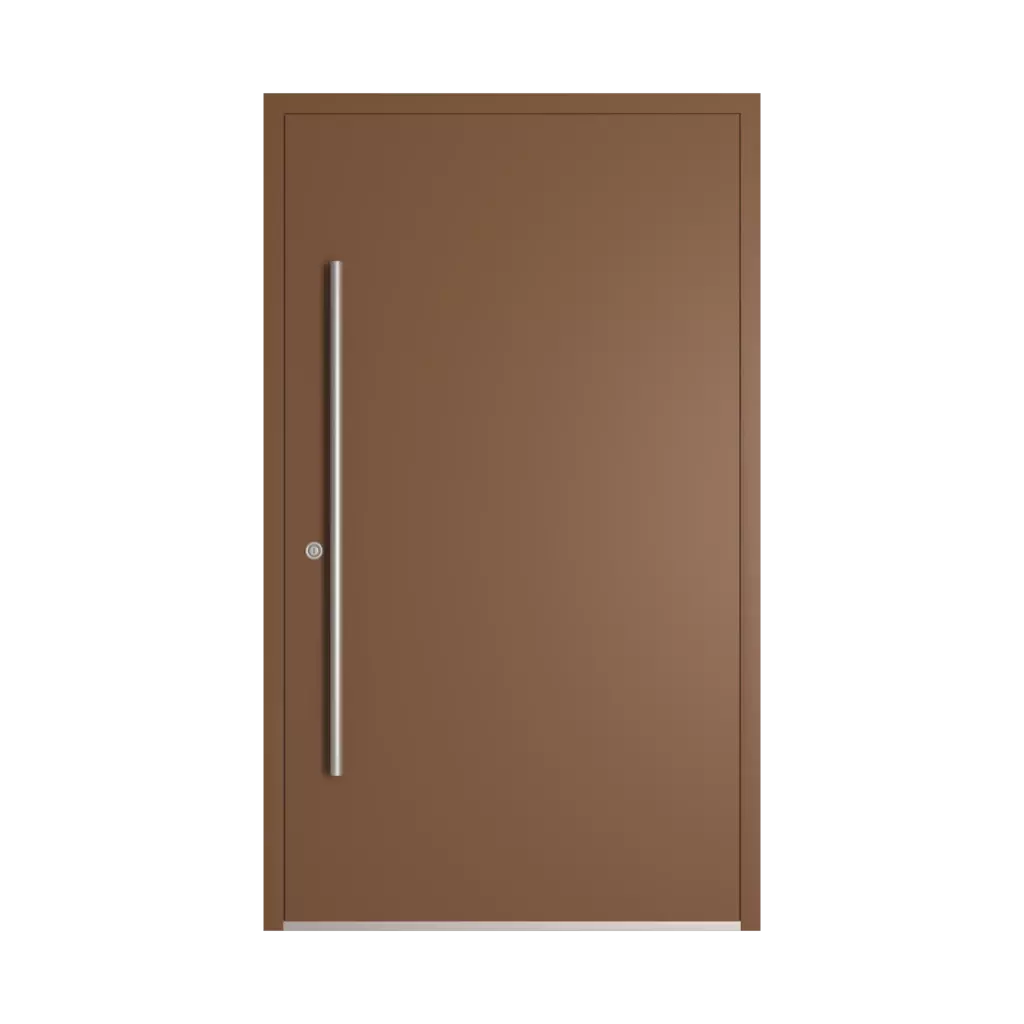 RAL 8024 Beige brown entry-doors models-of-door-fillings dindecor 6124-pwz  
