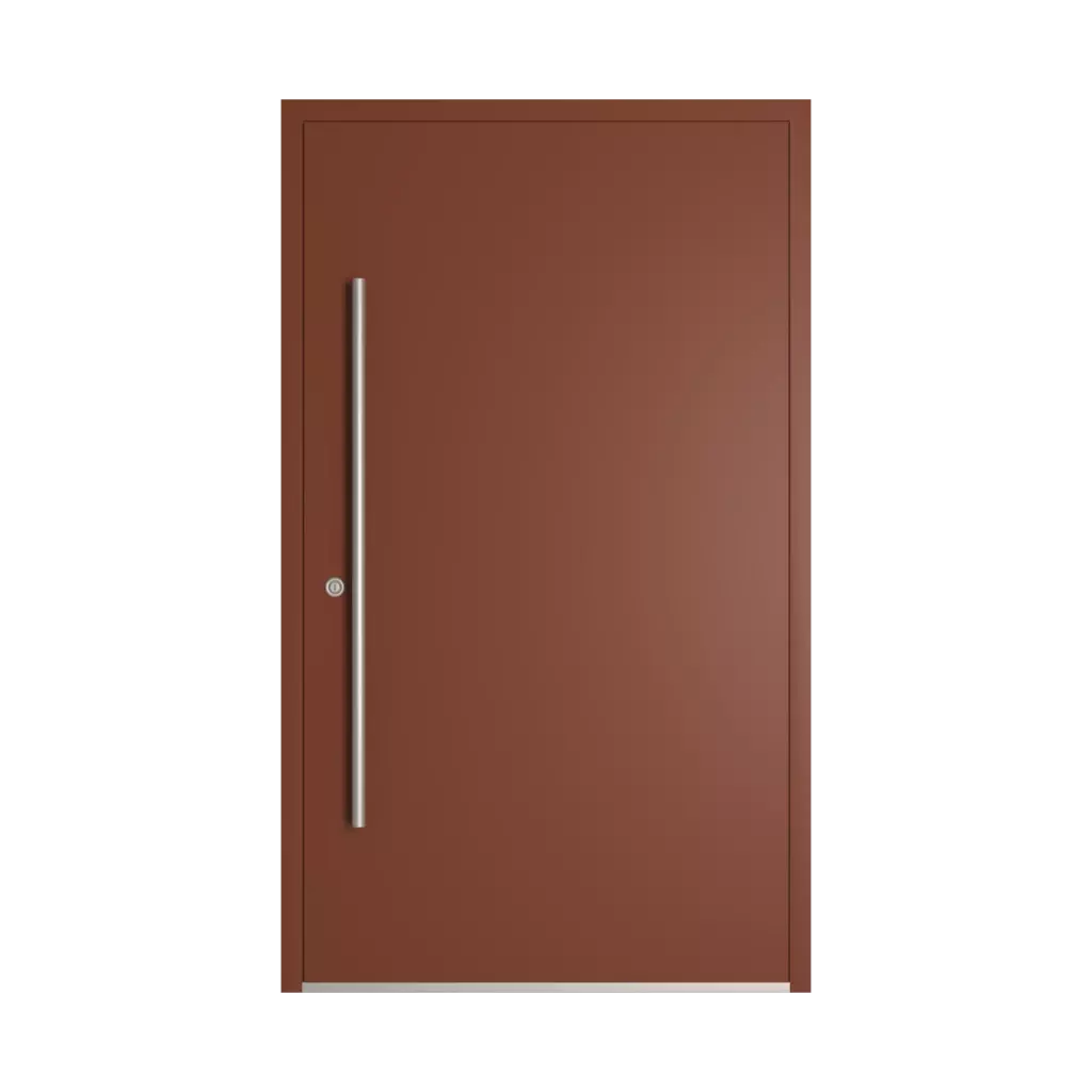 RAL 8029 Pearl copper entry-doors models-of-door-fillings dindecor 6124-pwz  