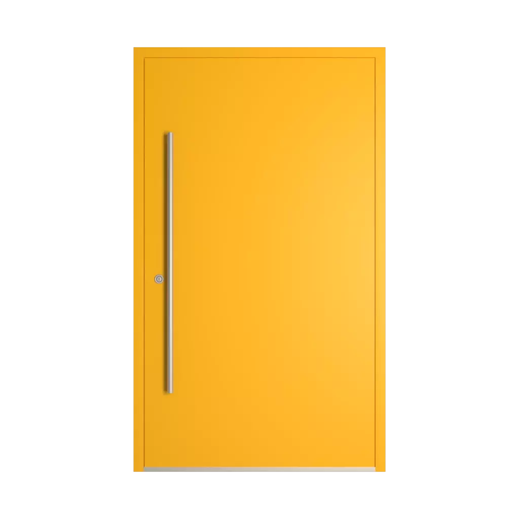 RAL 1023 Traffic yellow entry-doors models-of-door-fillings adezo kopenhaga  