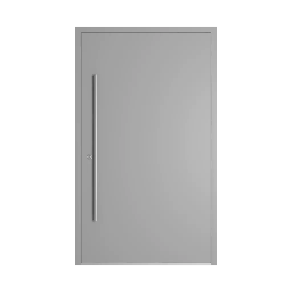RAL 9006 White aluminium entry-doors door-colors  