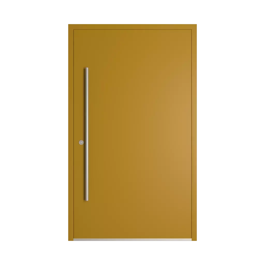 RAL 1027 Curry entry-doors models-of-door-fillings adezo wilno  