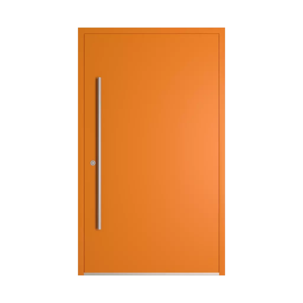 RAL 2000 Yellow orange entry-doors models-of-door-fillings adezo wilno  