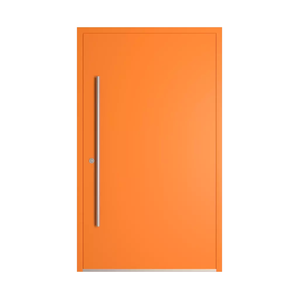 RAL 2003 Pastel orange entry-doors models-of-door-fillings dindecor model-6129  