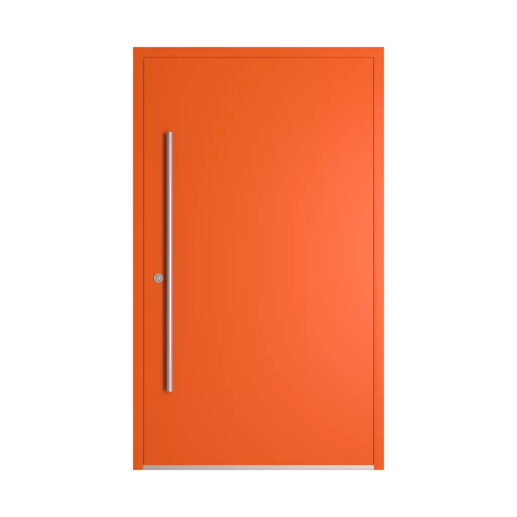 RAL 2004 Pure orange entry-doors models-of-door-fillings adezo kopenhaga  